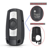 KEYYOU 3-Button Car Key Shell Case – Perfect Replacement for BMW!
