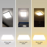Panel de lámpara de techo LED: accesorio de decoración moderna para el hogar, el dormitorio, el baño y la sala de estar