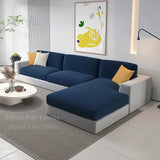 Plush Velvet Sofa Slipcover – Stretch Anti-Slip Cover for Sectional & Loveseats