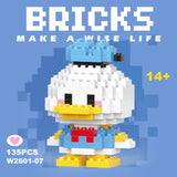 Disney & Sanrio Character Building Blocks Set - 108 Style Stitch & Hello Kitty Collection
