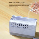 Bluetooth Speaker with White Noise, Aromatherapy Humidifier, and Flame Night Light