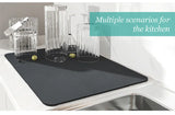 Super Absorbent Kitchen Drying Mat | Non-Slip Quick-Dry Drain Pad