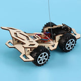 DIY Wooden RC Car Assembly Kit for Kids – Educational 4WD Vehicle Building Toy