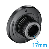 Base magnética para soporte de teléfono para automóvil: compatible con MagSafe y soporte con cabezal esférico de 17 mm