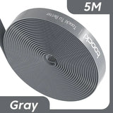 Organizador de cables reutilizable: enrollador de cables y gestión de cables para cargadores USB, auriculares y más