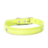 Custom Rhinestone Letter Choker Necklace – Personalized PU Leather Collar for Parties & Cosplay