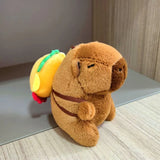 Capybara Plush Toy with Hoodie & Wings - Cute Stuffed Animal Keychain Gift