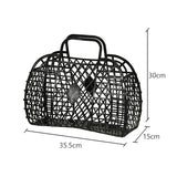 Portable Hollow Storage Basket – Large-Capacity Bathroom & Kitchen Organizer