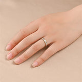 Minimalist Titanium Steel Geometric Ring – Stylish, Durable & Unisex