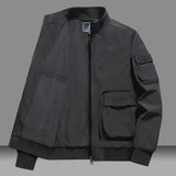 Men's Cotton Flight Jacket – Loose Fit Baseball Jacket for Spring & Autumn