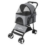 Large Pet Stroller – Detachable Carrier Cart for Dogs up to 30kg
