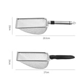 Stainless Steel Cat Litter Scoop – Durable, Long Handle, Easy-Clean Poop Shovel