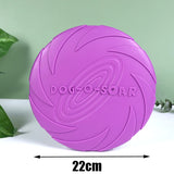 Durable Rubber Flying Disc Toy for Dogs