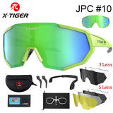X-TIGER Cycling Sunglasses – Lightweight, UV Protection, Multi-Lens Sports Eyewear for Men & Women