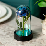 Romantic LED Rose Glass Lamp for Wedding and Home Decoration