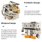 3500W High-Power Portable Camping Stove with Electronic Ignition