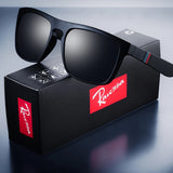 Gafas de sol polarizadas cuadradas vintage: gafas retro con protección UV400 para hombres y mujeres