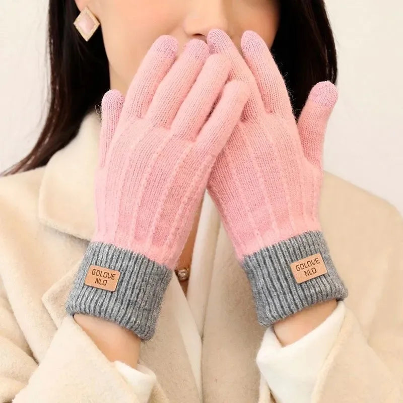 Unisex Acrylic Gloves – Soft, Cozy & Warm for Spring, Autumn, and Winter
