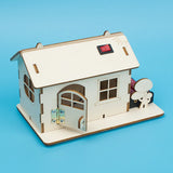 3D Wooden Cabin Puzzle – DIY Handmade Model Toy for Kids and Adults