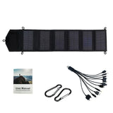 Foldable 800W Solar Panel Charger with USB Output for Outdoor Devices