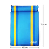 Self-Inflating Camping Sleeping Pad with Built-In Pillow and Sponge Filling