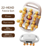 16-Head Full Body Massage Gun for Muscle Recovery and Pain Relief