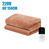 220V Double Seat Electric Heating Blanket – Soft Cashmere Flannel, Low Power Consumption, Intelligent Temperature Control
