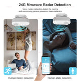 Smart PIR Motion Sensor with 24G mmWave Radar – Zigbee Compatible for Home Automation