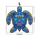 Succulent & Animal Wooden Jigsaw Puzzles - Premium Adult & Kids Brain Teaser Games