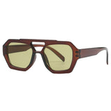 Irregular Square Sunglasses – Trendy Retro Fashion Shades for Women
