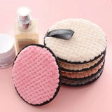 5-Pack Reusable Makeup Remover Pads – Microfiber & Sponge Cleansing Set for Face & Body