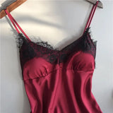 Conjunto de pijama para mujer, moda, escote en V, satén elástico, babydoll, encaje, lencería sexy, pijama con lazo, pantalones cortos para dormir, ropa de dormir nueva