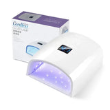 Portable 66W Rechargeable UV LED Nail Lamp – Professional Nail Dryer for Gel Polish with 33 LED Beads