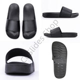 Men’s Street Style Summer Slides – Comfortable PU Slippers for Outdoor Use