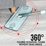 Self-Cleaning Flat Mop with Bucket – Effortless Floor Cleaning Solution