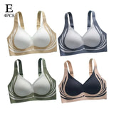 Wireless Push-Up Bra with Soft Support and Anti-Sagging Lift