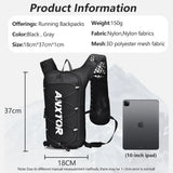 Unisex Lightweight 5L Running and Cycling Backpack with Water Bladder
