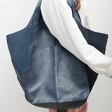 Retro Handmade Beach Tote Bag – High Capacity Zipper Shoulder Bag for Women