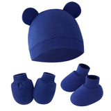 Adorable Newborn Baby Hat, Gloves & Socks Set – Perfect Gift for Infants & Photography Props