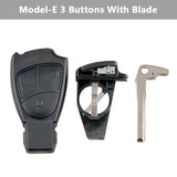 Carcasa de llave de repuesto para Mercedes-Benz: funda duradera para mando a distancia de coche para W168 W202 W203 W208 W210 W211
