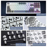 Wireless Mechanical Keyboard – Hot-Swappable, RGB Backlit, Compact 87-Key Bluetooth Keyboard