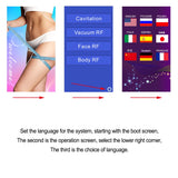 Professional Ultrasonic RF Body Slimming & Facial Rejuvenation Machine