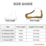 Non-Slip Baby Sock Shoes – Comfortable Toddler First Walking Shoes with Rubber Sole for Boys & Girls