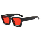 SHAUNA Retro Square Sunglasses – Trendy Tinted Shades for Men & Women