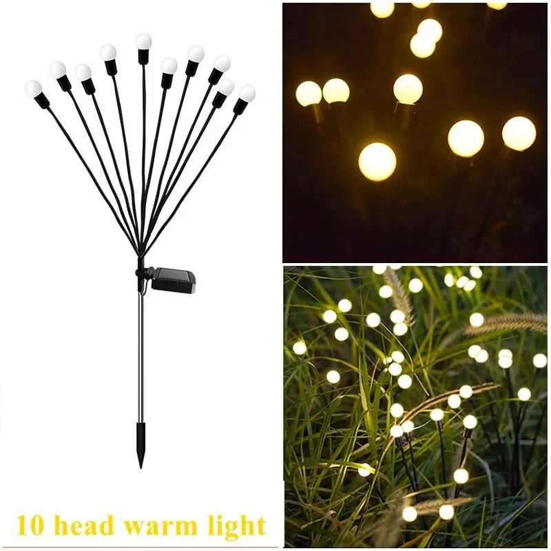 Solar Firefly Garden Lights – IP65 Waterproof Outdoor Decorative Lights