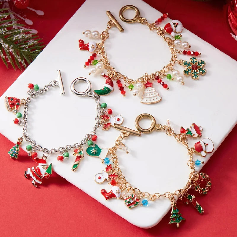 Pulsera de cadena de eslabones de moda para mujer: diseño geométrico ajustable, joyería de metal de moda