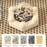 Extra Large Cat Litter Mat - Honeycomb Double Layer for Superior Scatter Control