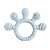Silicone Baby Teething Ring – Food-Grade, BPA-Free Sensory Toy for Infants & Toddlers