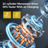 150PSI Portable Electric Tire Inflator with LED Light & Auto Shut-Off – 12V Car Air Compressor