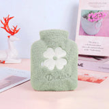 Portable 500ml Hot Water Bottle with Plush Finish